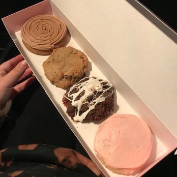Crumbl - Missoula - Churro, oatmeal chocolate chip, rocky road, and sugar cookie - Bakeries Near Me - Missoula, Montana