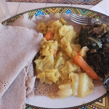 Café Lalibela - Cabbage, collard greens and injeera - Vegetarian Near Me - Tempe, Arizona Café Lalibela - Cabbage, collard greens and injeera - Vegetarian Near Me - Tempe, Arizona