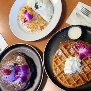 Guieb Cafe - Ube pancakes, fitness omelette, poi mochi waffle - New American Near Me - Honolulu, Hawaii Guieb Cafe - Ube pancakes, fitness omelette, poi mochi waffle - New American Near Me - Honolulu, Hawaii