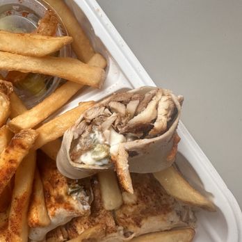 Baba Saj - Palos Hills - Chicken shawarma meal - Mediterranean Near Me - Palos Hills, Illinois