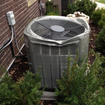 P K Wadsworth Heating & Cooling - Damage to an air conditioner from ice falling from the roof - Heating & Air Conditioning/HVAC Near Me - Solon, Ohio P K Wadsworth Heating & Cooling - Damage to an air conditioner from ice falling from the roof - Heating & Air Conditioning/HVAC Near Me - Solon, Ohio