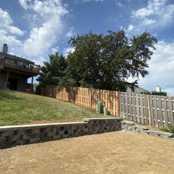 Right Guys - Retaking wall in back yard - Plumbing Near Me Right Guys - Retaking wall in back yard - Plumbing Near Me