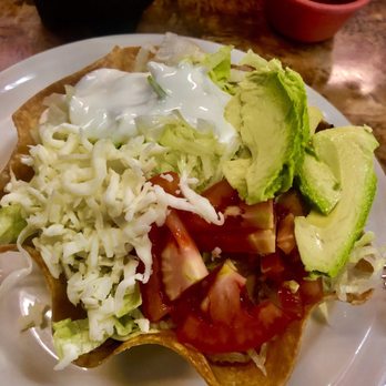 Las Isabelas - Tostada chicken salad - Mexican Near Me - Morgan Hill, California