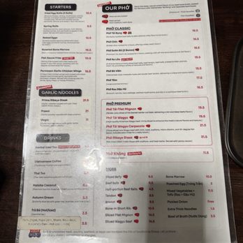 All About Pho - Menu - Vietnamese Near Me - Cerritos, California