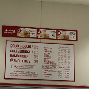 In-N-Out Burger - Menu - Burgers Near Me - Las Vegas, Nevada