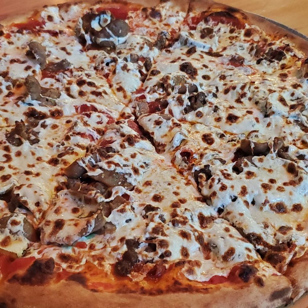 Fired Up Pizza - 14" The Rock Meat Lovers - Pizza Near Me - Jacksonville, Florida Fired Up Pizza - 14" The Rock Meat Lovers - Pizza Near Me - Jacksonville, Florida