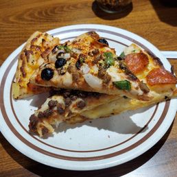 Some of the pizza. Some of the pizza.