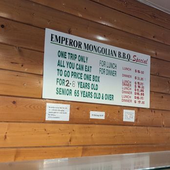 Emperor Mongolian BBQ - Price - Mongolian Near Me - West Covina, California