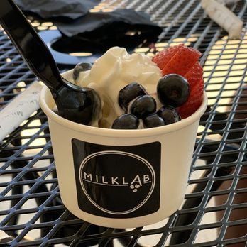 Milk Lab - Cary - Lychee rolled ice cream: lychee, lime and condensed milk w/whipped cream, blueberries and strawberries yum! - Ice Cream & Frozen Yogurt Near Me - Cary, North Carolina Milk Lab - Cary - Lychee rolled ice cream: lychee, lime and condensed milk w/whipped cream, blueberries and strawberries yum! - Ice Cream & Frozen Yogurt Near Me - Cary, North Carolina