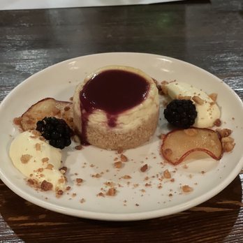 Olive & June - Blackberry Plum Cheesecake - Italian Near Me - Austin, Texas Olive & June - Blackberry Plum Cheesecake - Italian Near Me - Austin, Texas