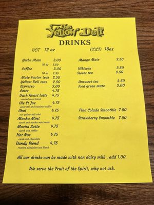 Menu photo 1 Yellow Deli Mobile, AL