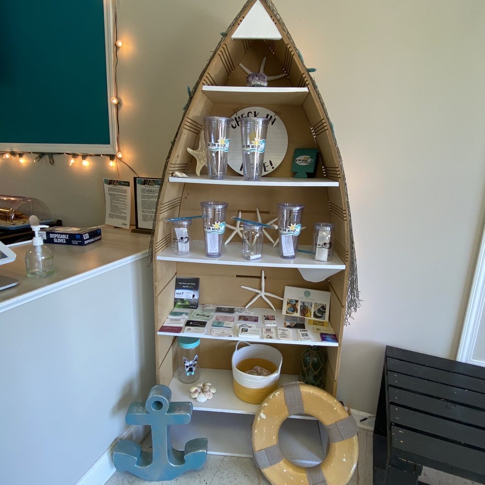 By The Beach Nutrition - a boat shaped shelf - Juice Bars & Smoothies Near Me - Myrtle Beach, South Carolina By The Beach Nutrition - a boat shaped shelf - Juice Bars & Smoothies Near Me - Myrtle Beach, South Carolina