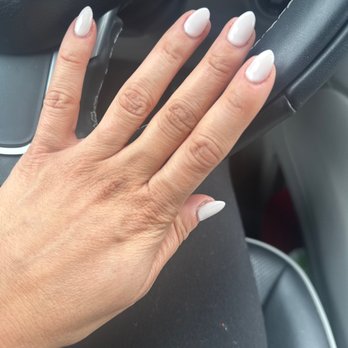 Organic Nail Bar - Final result and feel like some nails are longer than others - Nail Salons Near Me - Tustin, California