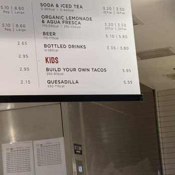 Chipotle Mexican Grill - Sign showing kids meals - Mexican Near Me - Las Vegas, Nevada