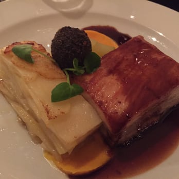 Anfora Wine Bar - Pork belly with potatoes and black pudding - Wine Bars Near Me - Edinburgh, EDH