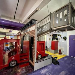 Mid-Hudson Discovery Museum - Fire station with costumes