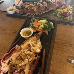 Lobster with whole fried fish. Didn't get a chance to take a picture of the ceviche, it was gone to fast! Everything was amazing!