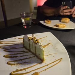 Saffron Restaurant and Lounge - Pistachio cheesecake.