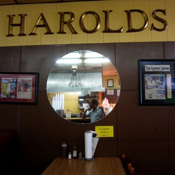 Harold's Restaurant - self-portrait of Oscar Y. in mirror over booth opposite - American Near Me - Gaffney, South Carolina