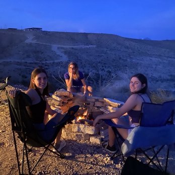 Fossil Knob Ridge - Evening campfire. - Vacation Rentals Near Me - Terlingua, Texas