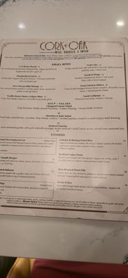 Menu photo 3 Cork Oak Lansing, IL