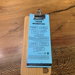 Willkommen - Wurst menu