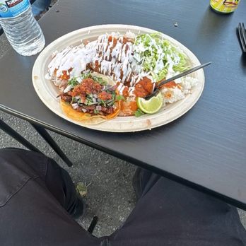 Tacos Locos - Morisqueta con un taco de chorizo - Mexican Near Me - Santa Rosa, California Tacos Locos - Morisqueta con un taco de chorizo - Mexican Near Me - Santa Rosa, California