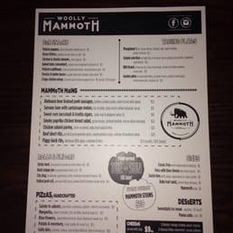 Photo of The Woolly Mammoth Alehouse - Food menu