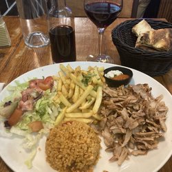 La Cappadoce - Doner kabob and house wine
