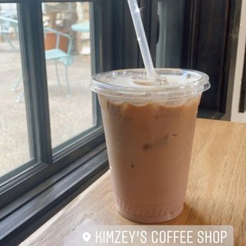 Kimzey's Coffee - Iced white chocolate rose latte - Coffee & Tea Near Me - Argyle, Texas Kimzey's Coffee - Iced white chocolate rose latte - Coffee & Tea Near Me - Argyle, Texas