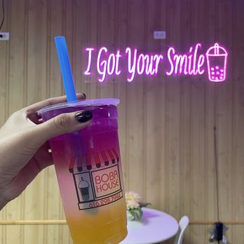 Boba House - Lychee Butterfly Tea with passion fruit boba - Juice Bars & Smoothies Near Me - Holland, Michigan Boba House - Lychee Butterfly Tea with passion fruit boba - Juice Bars & Smoothies Near Me - Holland, Michigan