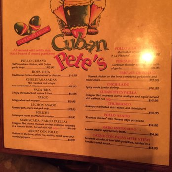 Cuban Pete's - Cuban Near Me - Montclair, New Jersey Cuban Pete's - Cuban Near Me - Montclair, New Jersey