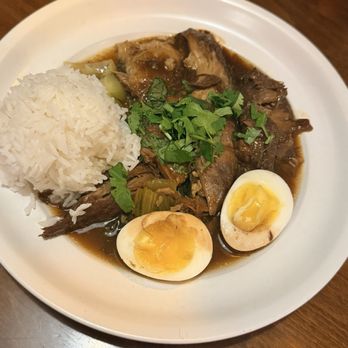 Koon Thai Kitchen - (F1) Khao Karr Moo - Thai Near Me - San Diego, California