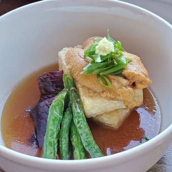 Ramen Kotori - Uni Agedashi Tofu. Dashi broth was excellent. Super umami. - Ramen Near Me - Solvang, California