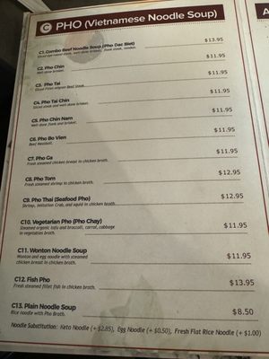 Menu photo 5 Pho Noodle House Placentia, CA