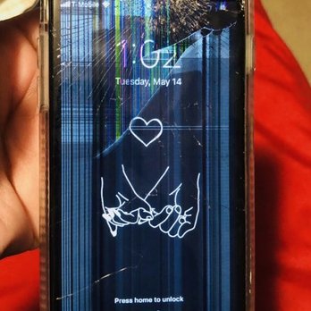 ChicTech Phone Repair - iPhone 7 before - Mobile Phone Repair Near Me - Houston, Texas
