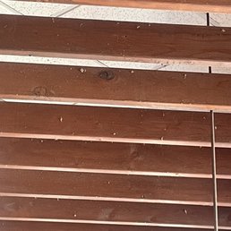 Above a Dining table where Spots of Thick Dust is ready to fall on your food. Above a Dining table where Spots of Thick Dust is ready to fall on your food.