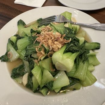 Pho Grand Flushing - Stir Fried Baby Bok Choy w/ Crispy Garlic - Vietnamese Near Me - New York, New York Pho Grand Flushing - Stir Fried Baby Bok Choy w/ Crispy Garlic - Vietnamese Near Me - New York, New York