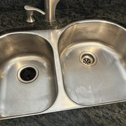 My unclogged sink!
