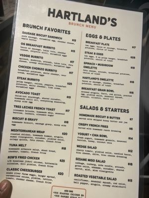 Menu photo 1 Hartland’s Long Beach, CA Menu photo 1 Hartland’s Long Beach, CA