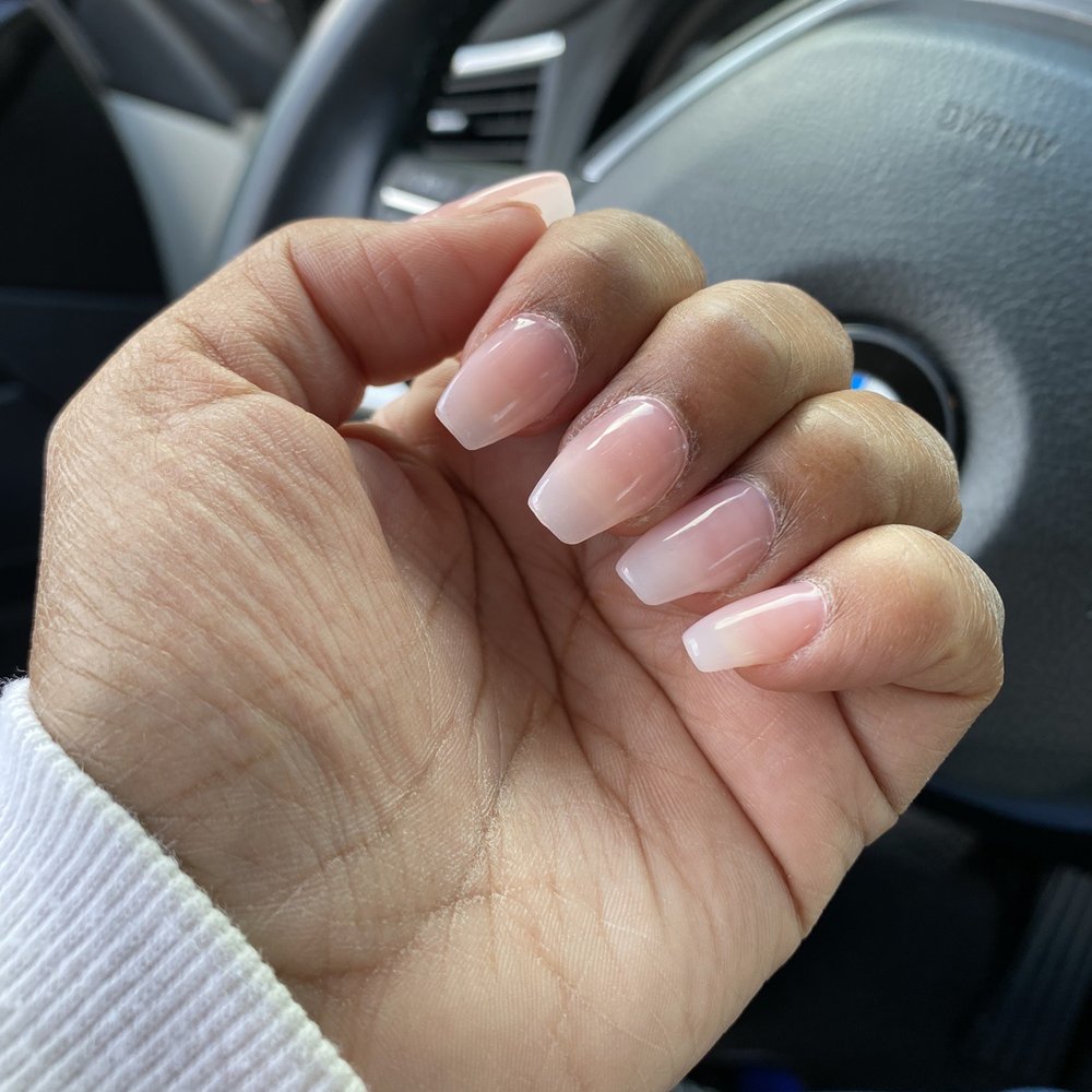 Red Persimmon Nails & Spa - I asked for coffin I don't know what shape this is supposed be . - Nail Salons Near Me - Compton, California Red Persimmon Nails & Spa - I asked for coffin I don't know what shape this is supposed be . - Nail Salons Near Me - Compton, California
