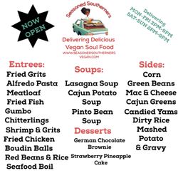 Menu items
