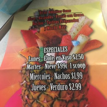 Raspados Danny - Daily specials! - Hot Dogs Near Me - Phoenix, Arizona