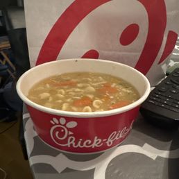 Large chicken soup supposed to be
