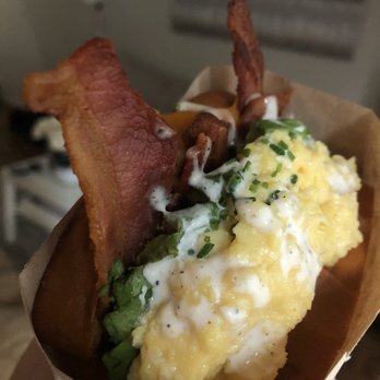 Egg Tuck - Bacon & Cheese Sandwich - Breakfast & Brunch Near Me - West Hollywood, California