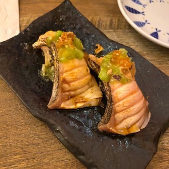 Chome - Aburi Salmon Toro - rich and tasty with a unique twist! - Izakaya Near Me - San Francisco, California