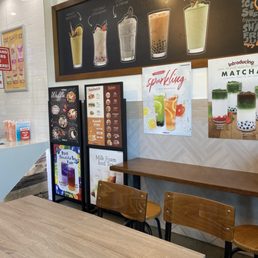 Inside It's Boba Time on Plummer in Northridge.