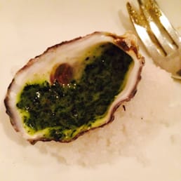 Truffled fried oyster.  Amazing.