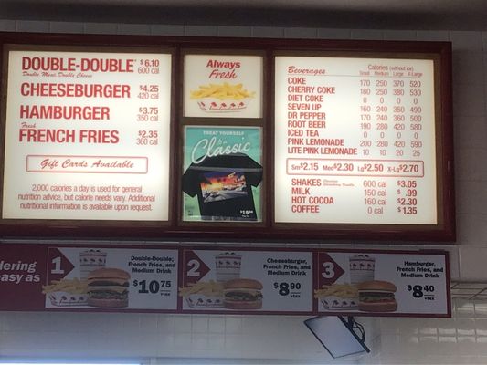 Menu photo 3 In-N-Out Burger Sacramento, CA Menu photo 3 In-N-Out Burger Sacramento, CA