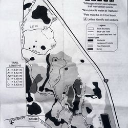 Prices Scrub State Park - Map photo